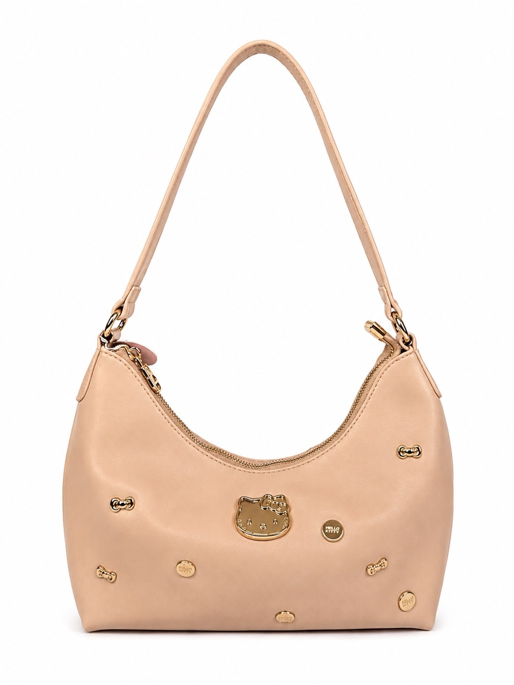 Hello Kitty x MESUCA Beige Shoulder Bag Purse NWT Sanrio Hobo Handbag